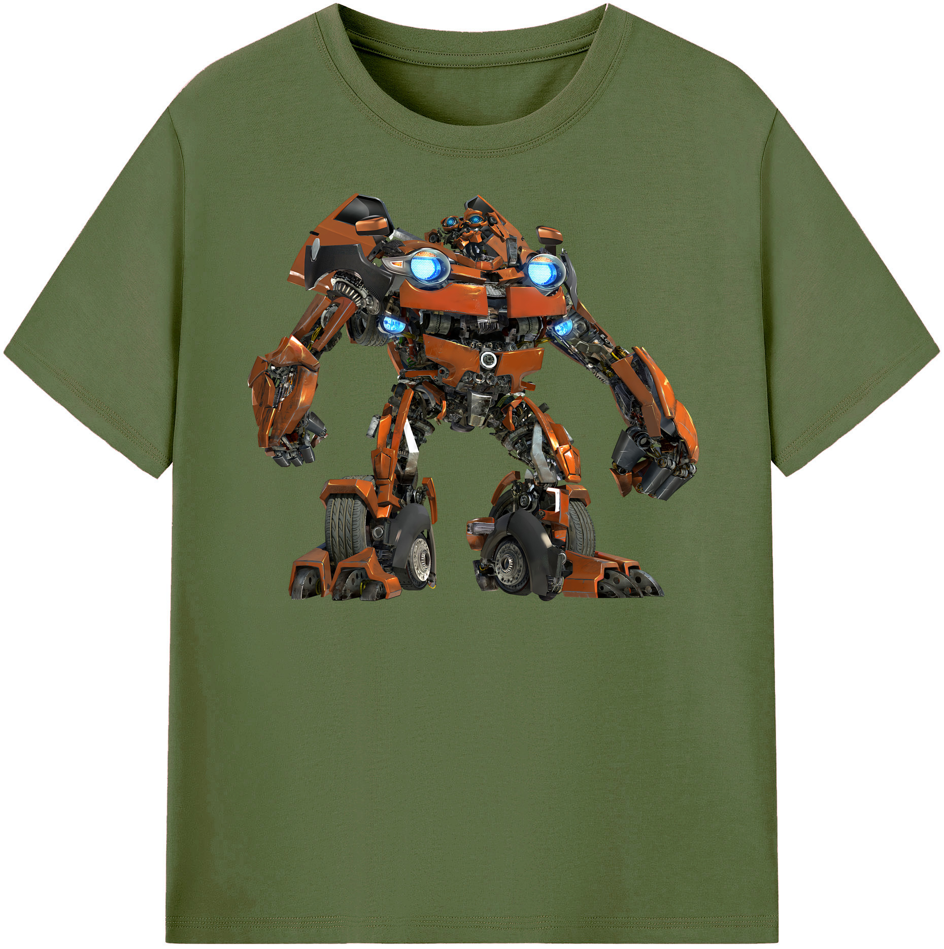（画像用） Transformers トランスフォーマー 綿100％半袖Tシャツ（フロントプリント）